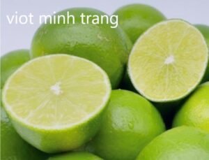 Fresh seedless lemons