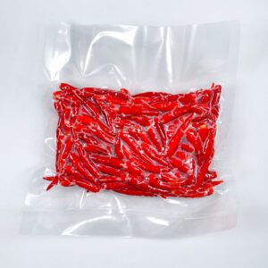 Frozen chili peppers