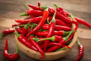 Fresh chili peppers