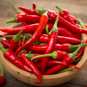 Fresh chili peppers